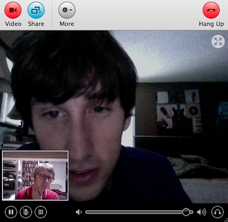 © Robert Rotifer Skype Screenshot von Tyler Taormina